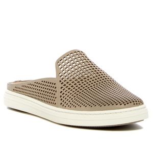 NIB Via Spiga Perforated Leather Slip-On Sneaker